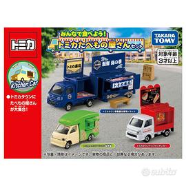 Takara Tomy Tomica Tomica Food Shop Set, 3 pezzi
