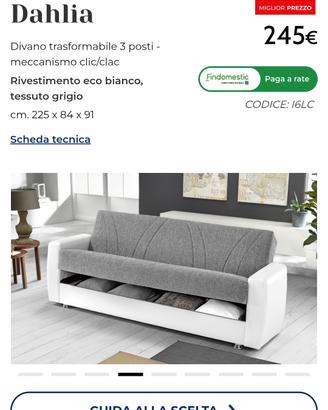 divano letto mondo convenienza 