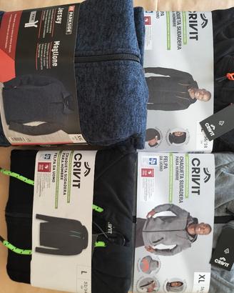 Felpa tg 52/54/56/58+Maglione termico Jersey