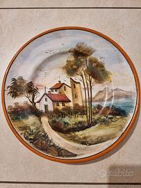 Piatto decorativo Etrusca Deruta 