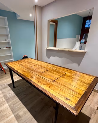 Tavolo artigianale in legno 200x95