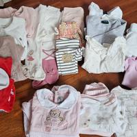 Lotto di vestiti bimba 1-9 mesi