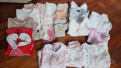 Lotto di vestiti bimba 1-9 mesi