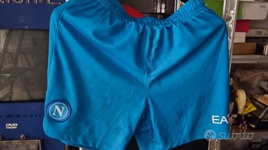 0972NN-Pantaloncino Calcio Napoli Armani Bambino