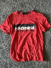 Admiral t-shirt uomo rossa logo stampato M