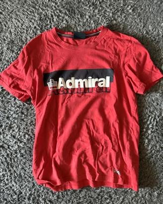Admiral t-shirt uomo rossa logo stampato M
