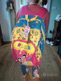 Zaino scuola elementare Me contro Te luci Led