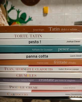 11 LIBRI DI CUCINA   ed. BIBLIOTHECA CULINARIA