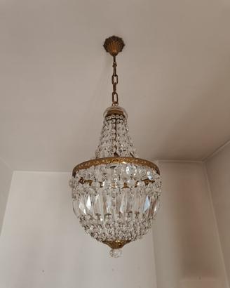 Lampadario montgolfier in stile impero