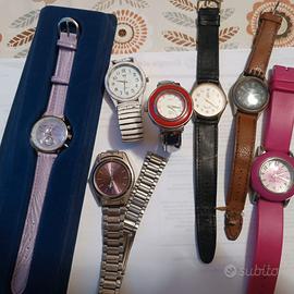 N° 7 orologi a 1 euro cad.