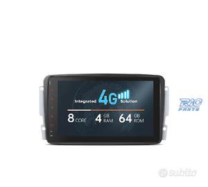 RADIO GPS ANDROID 13 PER MERCEDES CLASSE A C CLK G