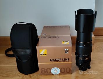 Obiettivo Nikon (NITAL) nikon 80-400mm f/4.5-5.6 G