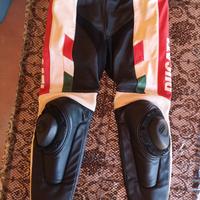 pantaloni 56 dainese ducati come nuovi in pelle 