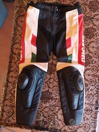 pantaloni 56 dainese ducati come nuovi in pelle 