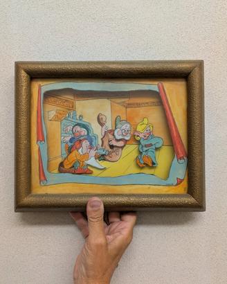 Quadro animato 3D Sette Nani G. Donvito