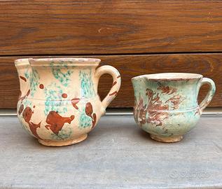 Cannata brocca versatoio ceramica Patti sud Italia