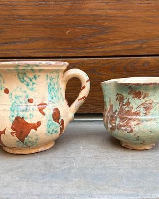 Cannata brocca versatoio ceramica Patti sud Italia