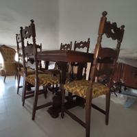 Sedie e Tavolo anni 60