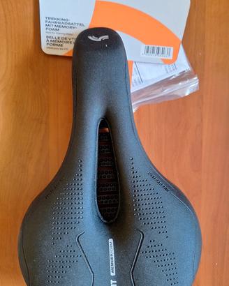 Sella Bici Crivit Trekking Memory Foam Nuova