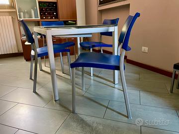 Sedie soggiorno Bontempi blu