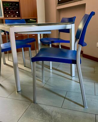 Sedie soggiorno Bontempi blu