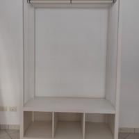 Ikea Hemnes armadio aperto / guardaroba a giorno