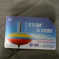 Scheda telefonica rara