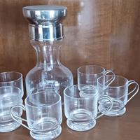 servizio in cristallo