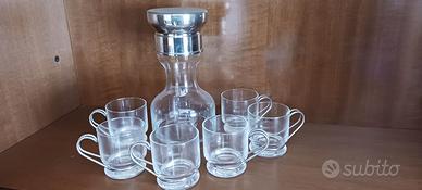 servizio in cristallo