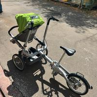 Taga Bike Stroller verde - passeggino+triciclo