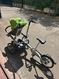 Taga Bike Stroller verde - passeggino+triciclo