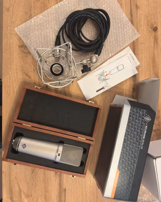 Microfono Neumann u87Ai con Ragno e cavo 5mt