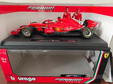 FERRARI SF-71H VETTEL 1/18 BURAGO F1 1 18