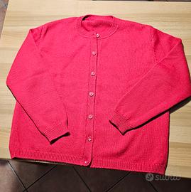 Cardigan donna rosso 