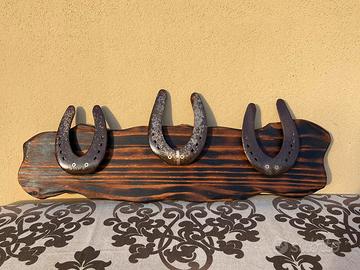 Appendiabiti artigianale stile rustico,.