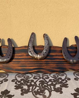 Appendiabiti artigianale stile rustico,.