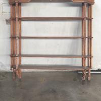 CREDENZA - MENSOLA A MURO ANTICA ANNI 50