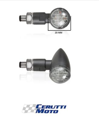 Coppia frecce led fumé chaft bobber custom special