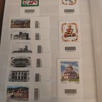 Francobolli Italia 2015 con codice a barre