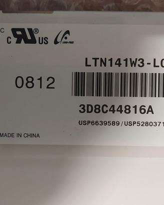 DISPLAY SONY VAIO 14.1  VGN-CS21S WXGA