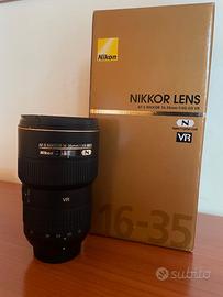 Nikkor Lens 16-35 f4G ED VR + Filtri Kase