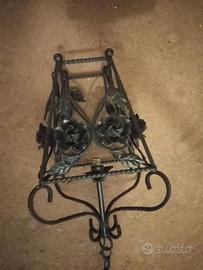 Lampadari ferro battuto