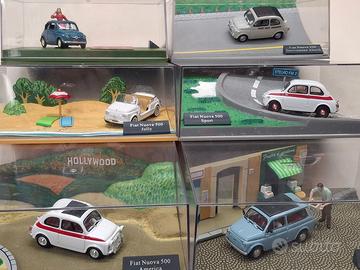 6 diorama FIAT 500