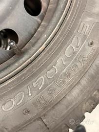 Cerchi e gomme termiche scudo jumpy expert