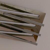 Coppia plafformiere soffitto Led moderne