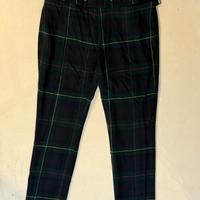 Polo Ralph Lauren pantalone lana tartan verde