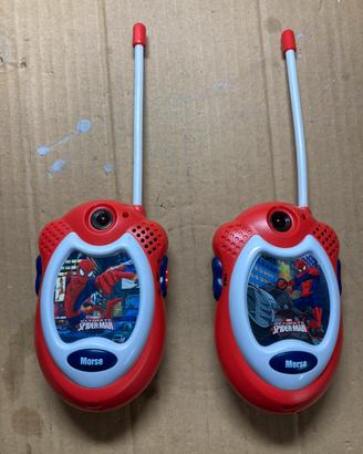 Spiderman Walkie-talkie della Marvel Originali