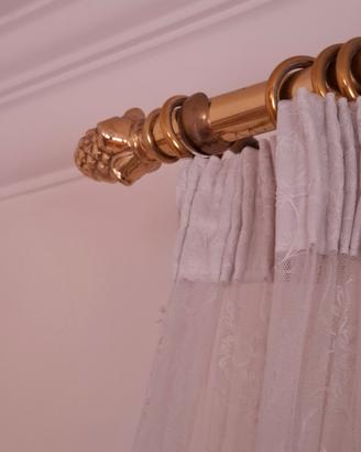 bastone per tende in ottone 