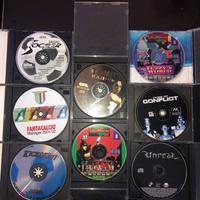 Collezione di otto giochi vintage CD ROM