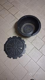 Vasca alloggio ruota scorta Mercedes 200 E